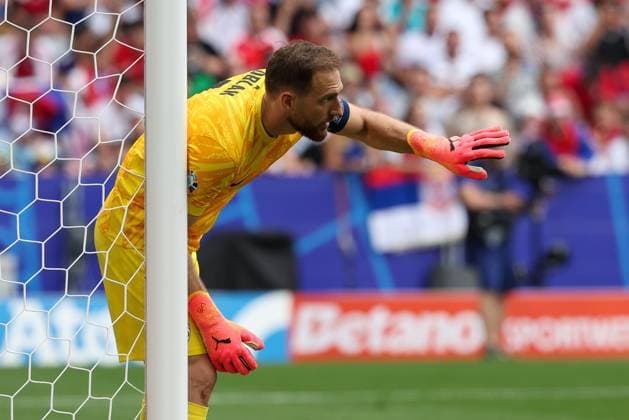 Jan Oblak 1 Slovenia , Slovenia vs Serbia Football, UEFA Euro 2024, Group stage, Matchday 2, 20 06 2024 Munich Bavaria Germany Copyright: xkolbert-press ChristianxKolbertx