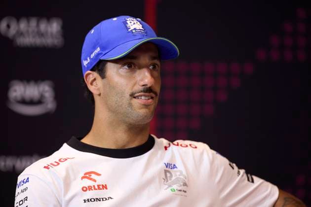 F1 Grand Prix of Spain - Previews Daniel Ricciardo of Australia and Visa Cash App RB Formula One Team attends the press conference, PK, Pressekonferenz during the press conference during previews ahead of the F1 Grand Prix of Spain at Circuit de Barcelona-Catalunya on June 20, 2024, in Barcelona, Spain. Barcelona Circuit de Barcelona-Catalunya Catalunya Spain RL_GPF1ESP24_00062 Copyright: xRicardoxLarreinax
