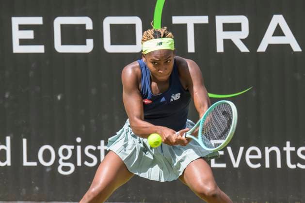 GER, Berlin, ecotrans Ladies Open 2024, WTA 500, at Steffi Graf Stadium Berlin, LTTC Rot Weiss e V , In this match Coco Gauff USA vs Ekaterina Alexandrova will meet In the picture Coco Gauff, 20 06 2024, Credit HMB Media Uwe Koch Alamy Live News Copyright: HMBxMedia UwexKoch