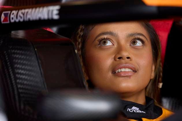 F1 Grand Prix of Spain - Previews Bianca Bustamante of Philippines and ART Grand Prix looks on during previews ahead of the F1 Grand Prix of Spain at Circuit de Barcelona-Catalunya on June 20, 2024, in Barcelona, Spain. Barcelona Circuit de Barcelona-Catalunya Catalunya Spain RL_GPF1ESP24_00114 Copyright: xRicardoxLarreinax