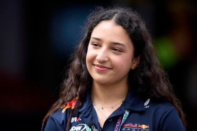 F1 Grand Prix of Spain - Previews Hamda Al Qubaisi of United Arab Emirates and MP Motorsport looks on during previews ahead of the F1 Grand Prix of Spain at Circuit de Barcelona-Catalunya on June 20, 2024, in Barcelona, Spain. Barcelona Circuit de Barcelona-Catalunya Catalunya Spain RL_GPF1ESP24_00118 Copyright: xRicardoxLarreinax
