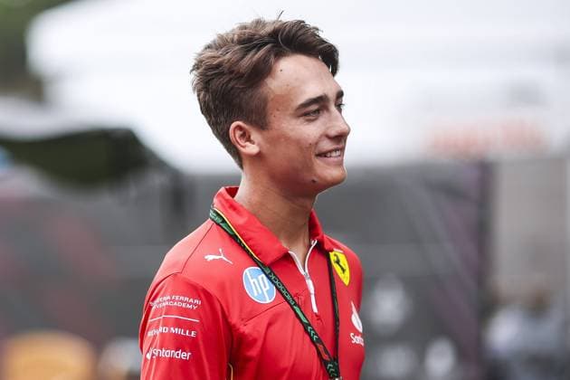BEGANOVIC Dino (swe), Prema Racing, Dallara F3 2019, portrait during the Formula 1 Aramco Gran Premio de Espana 2024, 10th round of the 2024 Formula One World Championship, WM, Weltmeisterschaft from June 21 to 23, 2024 on the Circuit de Barcelona-Catalunya, in Montmeló, Spain - F1 - SPANISH GRAND PRIX 2024 DPPI Panoramic  240620_R10_SPAGNA_DP_EA020709