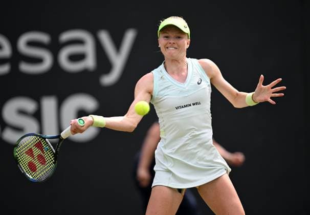 Harriet Dart of Great Britain in action during her second round match Rothesay Classic Birmingham, Day 4, Tennis, Edgbaston Priory Club, Birmingham, UK - 20 June 2024  Copyright: xAnnaxGowthorpe Shutterstockx 14543327bh