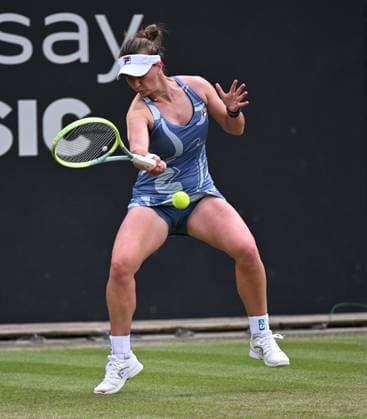Barbora Krejcikova of the Czech Republic in action during her second round match Rothesay Classic Birmingham, Day 4, Tennis, Edgbaston Priory Club, Birmingham, UK - 20 June 2024  Copyright: xAnnaxGowthorpe Shutterstockx 14543327bs