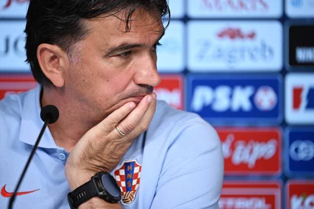 EURO 2024, Nationalteam Kroatien, Pressekonferenz Neuruppin, Germany, 200624. Volksparkstadion. The press conference, PK, Pressekonferenz of coach Zlatko Dalic after yesterday s match with Albania. In the photo: Zlatko Dalic. Photo: Ante Cizmic CROPIX Croatia Copyright: xxAntexCizmicx dalic_izjava12-200624