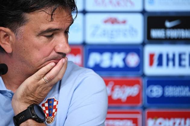 EURO 2024, Nationalteam Kroatien, Pressekonferenz Neuruppin, Germany, 200624. Volksparkstadion. The press conference, PK, Pressekonferenz of coach Zlatko Dalic after yesterday s match with Albania. In the photo: Zlatko Dalic. Photo: Ante Cizmic CROPIX Croatia Copyright: xxAntexCizmicx dalic_izjava13-200624