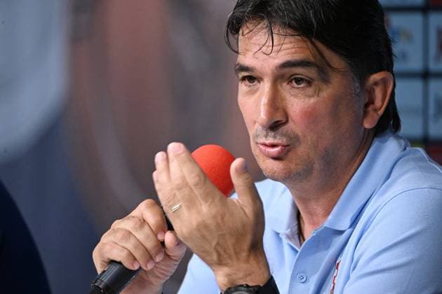 EURO 2024, Nationalteam Kroatien, Pressekonferenz Neuruppin, Germany, 200624. Volksparkstadion. The press conference, PK, Pressekonferenz of coach Zlatko Dalic after yesterday s match with Albania. In the photo: Zlatko Dalic. Photo: Ante Cizmic CROPIX Croatia Copyright: xxAntexCizmicx dalic_izjava19-200624