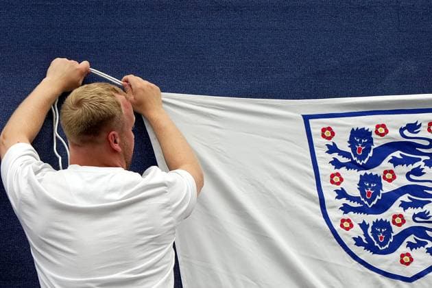 England s supporters during the Euro 2024 soccer match between Denmark and England at the Frankfurt Arena , Frankfurt , Germany - Thursday 20 June 2024. - Soccer .  Copyright: xSpada LaPressex
