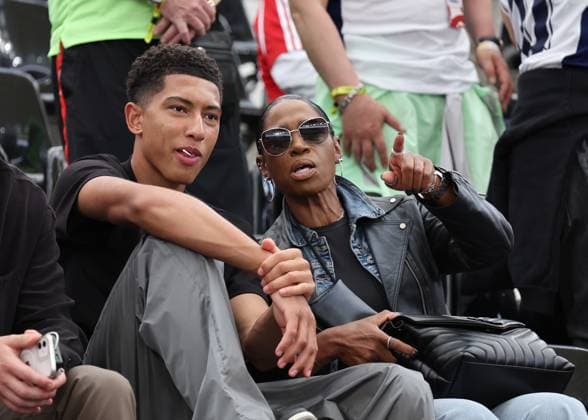 Frankfurt, Germany, 20th June 2024. Jobe and Denise Bellingham Brother and Mother of Jude Bellingham of England during the UEFA European Championships match at Commerzbank-Arena, Frankfurt. Picture credit should read: David Klein Sportimage EDITORIAL USE ONLY. No use with unauthorised audio, video, data, fixture lists, club league logos or live services. Online in-match use limited to 120 images, no video emulation. No use in betting, games or single club league player publications. SPI-3200-0030