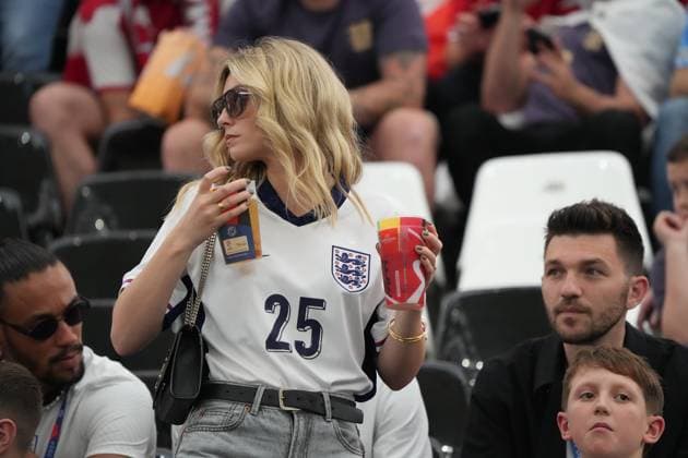 Family of Adam Wharton England, 25 Frankfurt 20 06 2024 England vs Denmark, EURO2024 M17, Group C, EM Arena Frankfurt