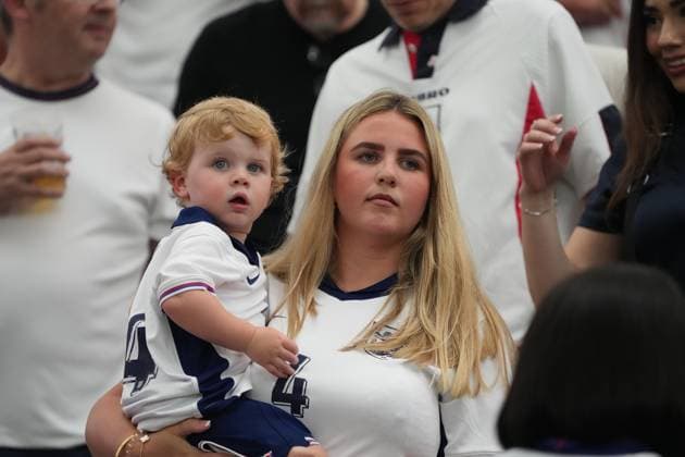 Family of Declan Rice England, 04 Frankfurt 20 06 2024 England vs Denmark, EURO2024 M17, Group C, EM Arena Frankfurt