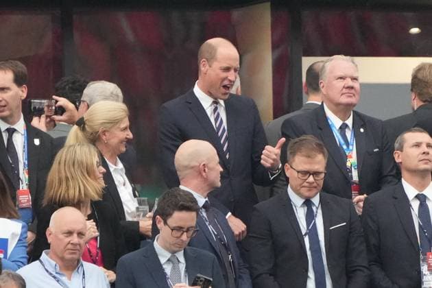William, Prince of Wales of England, Prince William Frankfurt 20 06 2024 England vs Denmark, EURO2024 M17, Group C, EM Arena Frankfurt