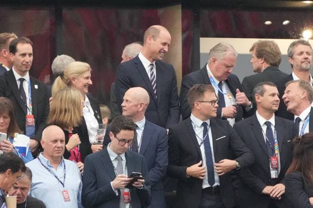William, Prince of Wales of England, Prince William Frankfurt 20 06 2024 England vs Denmark, EURO2024 M17, Group C, EM Arena Frankfurt