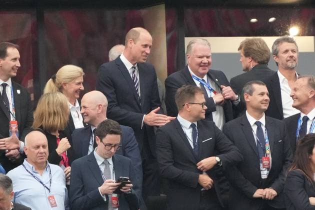 William, Prince of Wales of England, Prince William Frankfurt 20 06 2024 England vs Denmark, EURO2024 M17, Group C, EM Arena Frankfurt