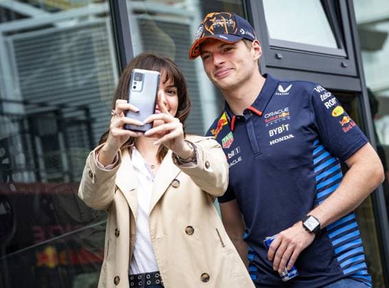 MONTMELO - Max Verstappen (Red Bull Racing) has his picture taken at the Circuit de Catalunya in the run-up to the Spanish Grand Prix. ANP SEM VAN DER WAL xVIxANPxSportx xxANPxIVx 501587129 originalFilename: 501587129.jpg