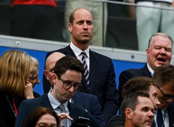20 06 2024, xpsx, UEFA Euro 2024 preliminary round, Denmark England v l Prince of Wales William DFL DFB REGULATIONS PROHIBIT ANY USE OF PHOTOGRAPHS as IMAGE SEQUENCES and or QUASI VIDEO emspor Frankfurt