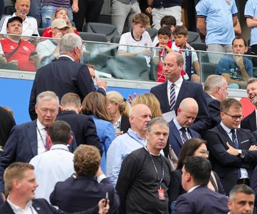 Denmark v England UEFA EURO, EM, Europameisterschaft,Fussball 2024 Group C Prince William, Prince of Wales and President of the FA before the UEFA Euro 2024 Group C match between Denmark and England at the Deutsche Bank Park, Frankfurt Copyright: xPaulxChestertonx FIL-20272-0046 UK Newspapers OUT