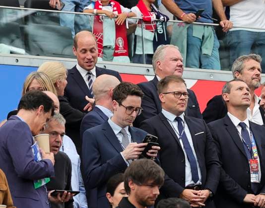 Denmark v England UEFA EURO, EM, Europameisterschaft,Fussball 2024 Group C Prince William, Prince of Wales and President of the FA before the UEFA Euro 2024 Group C match between Denmark and England at the Deutsche Bank Park, Frankfurt Copyright: xPaulxChestertonx FIL-20272-0047 UK Newspapers OUT