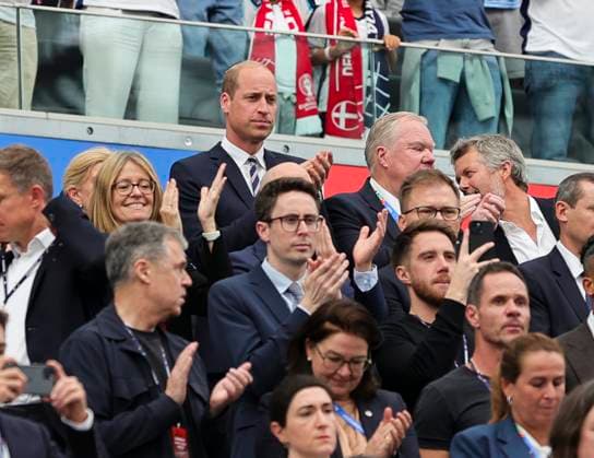 Denmark v England UEFA EURO, EM, Europameisterschaft,Fussball 2024 Group C Prince William, Prince of Wales and President of the FA before the UEFA Euro 2024 Group C match between Denmark and England at the Deutsche Bank Park, Frankfurt Copyright: xPaulxChestertonx FIL-20272-0053 UK Newspapers OUT