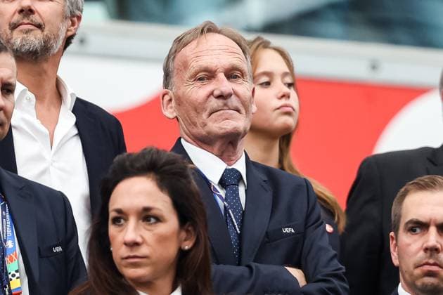 Hans Joachim Watzke GER, Denmark DEN vs England ENG , European Football Championship, UEFA EURO 2024, Group C, Matchday 2, 20 06 2024 DFB DFL REGULATIONS PROHIBIT ANY USE OF PHOTOGRAPHS AS IMAGE SEQUENCES AND OR QUASI VIDEO GER, Denmark DEN vs England ENG , European Football Championship, UEFA EURO 2024, Group C, Matchday 2, 20 06 2024 Frankfurt Copyright: xEibner-Pressefoto RogerxBuerkex EP