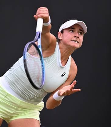 Caroline Dolehide of the USA in action during her second round match Rothesay Classic Birmingham, Day 4, Tennis, Edgbaston Priory Club, Birmingham, UK - 20 June 2024  Copyright: xAnnaxGowthorpe Shutterstockx 14543327cc