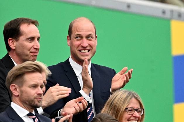 20 06 2024, xscotx, European Football Championship 2024, Denmark England, emspor, v l Prince William of Wales heir to the throne Frankfurt am Main