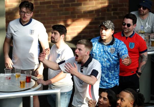EURO 2024, Denmark - England, public viewing in London