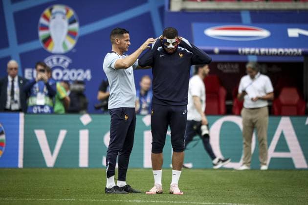 séance d entraînement MD-1 au stade de Leipzig, le 20 juin 2024, à la veille de leur match de football du groupe D de l UEFA EURO, EM, Europameisterschaft,Fussball 2024 contre les Pays-Bas. FOOTBALL : - UEFA Euro 2024 entraînement de l équipe de France. séance d entraînement MD-1 au stade de Leipzig, - 20 06 2024 ElyxandroCegarra Panoramic 