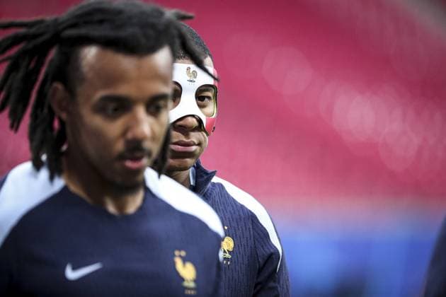 séance d entraînement MD-1 au stade de Leipzig, le 20 juin 2024, à la veille de leur match de football du groupe D de l UEFA EURO, EM, Europameisterschaft,Fussball 2024 contre les Pays-Bas. FOOTBALL : - UEFA Euro 2024 entraînement de l équipe de France. séance d entraînement MD-1 au stade de Leipzig, - 20 06 2024 ElyxandroCegarra Panoramic 