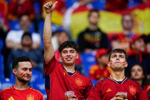 GER: Spain v Italy. UEFA EURO, EM, Europameisterschaft,Fussball 2024 Spain fans during the UEFA Euro 2024 match between Spain and Italy, Group B, date 2, played at Veltins-Arena stadium on June 20, 2024 in Gelsenkirchen, Germany. Contributor Copyright: xSergioxRuizx xPRESSINPHOTOx PS_240620_ESP_ITA_023