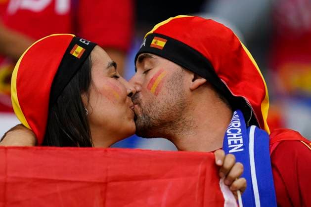 GER: Spain v Italy. UEFA EURO, EM, Europameisterschaft,Fussball 2024 Spain fans during the UEFA Euro 2024 match between Spain and Italy, Group B, date 2, played at Veltins-Arena stadium on June 20, 2024 in Gelsenkirchen, Germany. Contributor Copyright: xSergioxRuizx xPRESSINPHOTOx PS_240620_ESP_ITA_025