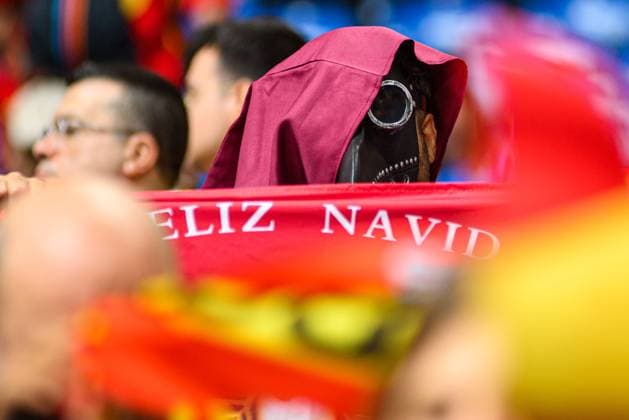 GELSENKIRCHEN, GERMANY - 20 JUNE, 2024: Fans. The football match of EURO 2024 Spain vs. Italy at Veltins Arena  Copyright: xVITALIIxKLIUIEVx