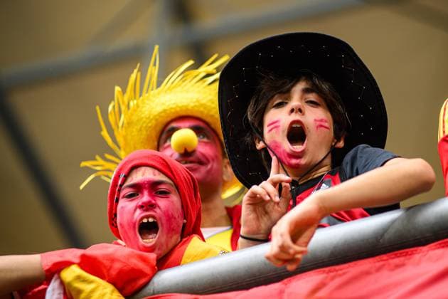 GELSENKIRCHEN, GERMANY - 20 JUNE, 2024: Fans. The football match of EURO 2024 Spain vs. Italy at Veltins Arena  Copyright: xVITALIIxKLIUIEVx