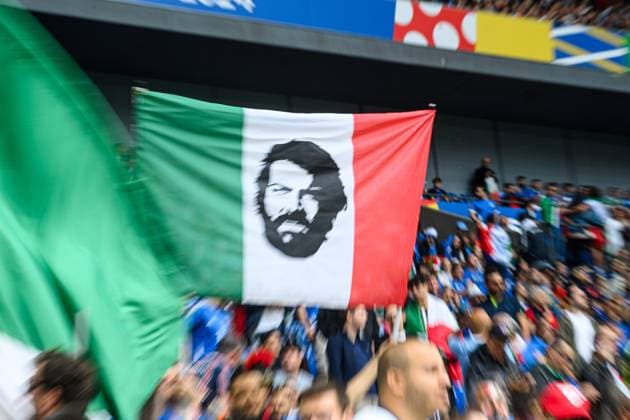 GELSENKIRCHEN, GERMANY - 20 JUNE, 2024: Fans. The football match of EURO 2024 Spain vs. Italy at Veltins Arena  Copyright: xVITALIIxKLIUIEVx