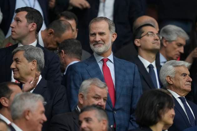 Spain v Italy: Group B - UEFA EURO, EM, Europameisterschaft,Fussball 2024 Spanish King Felipe VI during the UEFA EURO 2024 group stage match between Spain and Italy at Arena AufSchalke on June 20, 2024 in Gelsenkirchen, Germany. Gelsenkirchen Germany  Copyright: xJosexBretonx originalFilename:breton-spainvit240620_npyCk.jpg