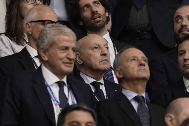 Beppe Marotta during the Euro 2024 soccer match between Spain and Italy at the Veltins Arena Stadion, Gelsenkirchen, Germany - Thursday 20, June 2024. - Soccer.  Copyright: xFabioxFerrari LaPressex