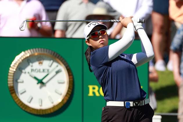 KPMG Women s PGA, Golf Herren Championship Ruoning Yin of China hits from the 17th tee during the first round of the KPMG Women s PGA Championship at Sahalee Country Club on Thursday, June 20, 2024 in Sammamish, Washington. Sammamish Washington United States  Copyright: xAmyxLemusx originalFilename:lemus-kpmgwome240620_npFm3.jpg