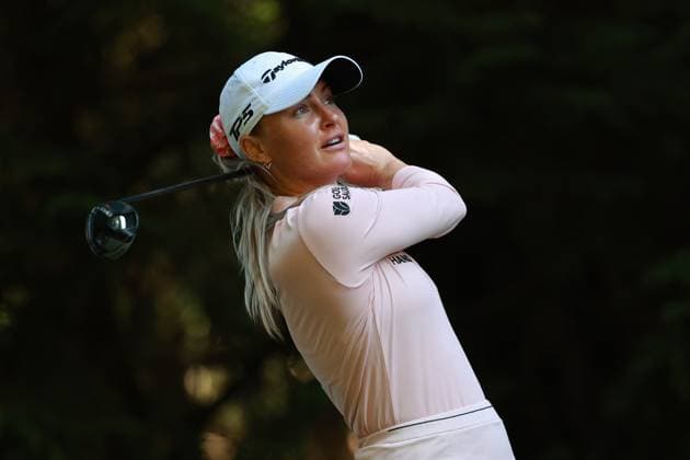 KPMG Women s PGA, Golf Herren Charley Hull of England tees off on the 16th hole during Day One of the KPMG Women s PGA Championship at Sahalee Country Club in Sammamish, Washington, USA, on Thursday, June 20, 2024. Sammamish Washington United States  Copyright: xJorgexLemusx originalFilename:lemus-kpmgwome240620_npeIB.jpg