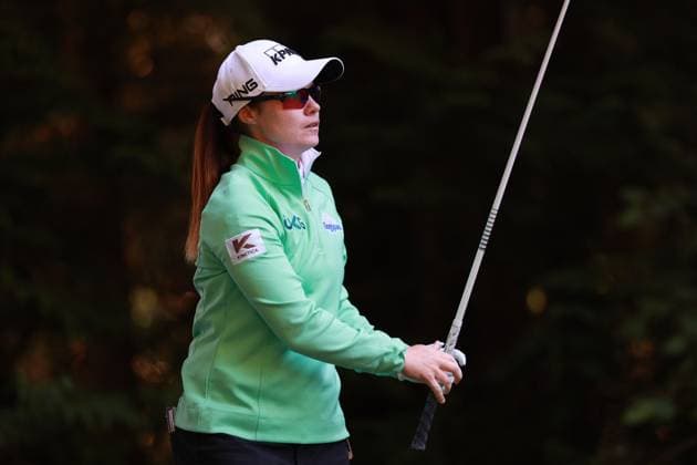 KPMG Women s PGA, Golf Herren Leone Maguire of Ireland tees off on the 16th hole during Day One of the KPMG Women s PGA Championship at Sahalee Country Club in Sammamish, Washington, USA, on Thursday, June 20, 2024. Sammamish Washington United States  Copyright: xJorgexLemusx originalFilename:lemus-kpmgwome240620_npStF.jpg