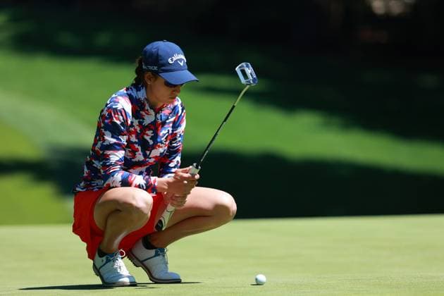 KPMG Women s PGA, Golf Herren Roberta Liti of Italy lines up her putt on the 16th green during Day One of the KPMG Women s PGA Championship at Sahalee Country Club in Sammamish, Washington, USA, on Thursday, June 20, 2024. Sammamish Washington United States  Copyright: xJorgexLemusx originalFilename:lemus-kpmgwome240620_npNC9.jpg