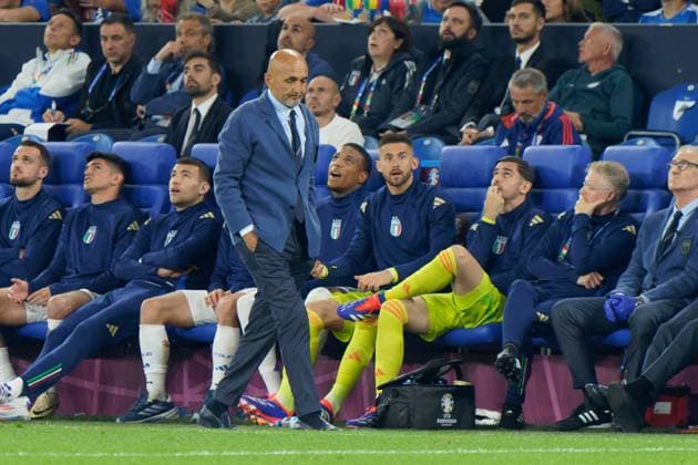 Gelsenkirchen: Luciano Spalletti head coach of Italy during UEFA EURO, EM, Europameisterschaft,Fussball 2024 - Spain vs Italy, UEFA European Football Championship in Gelsenkirchen, Germany, June 20 2024 UEFA European Football Championship - UEFA Euro 2024 - Spain vs Italy  - ZUMAp169 20240620_zsa_p169_331 Copyright: xIPAx