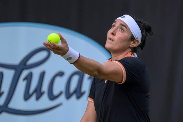 GER, Berlin, ecotrans Ladies Open 2024, WTA 500, at Steffi Graf Stadium Berlin, LTTC Rot Weiss e V , Ons Jabeur TUN during her match against Linda Noskova CZE, 20 06 2024, Copyright: HMBxMedia UwexKoch