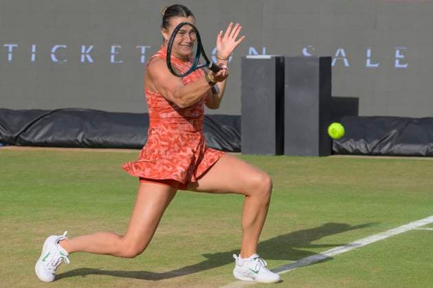 GER, Berlin, ecotrans Ladies Open 2024, WTA 500, at Steffi Graf Stadium Berlin, LTTC Rot Weiss e V , Aryna Sabalenka during her match against Daria Kasatkina, 20 06 2024, Copyright: HMBxMedia UwexKoch