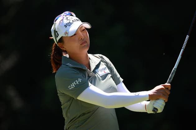 KPMG Women s PGA, Golf Herren Jin Young Ko of Republic of Korea tees off on the third hole during Day One of the KPMG Women s PGA Championship at Sahalee Country Club in Sammamish, Washington, USA, on Thursday, June 20, 2024. Sammamish Washington United States  Copyright: xJorgexLemusx originalFilename:lemus-kpmgwome240620_npHVS.jpg