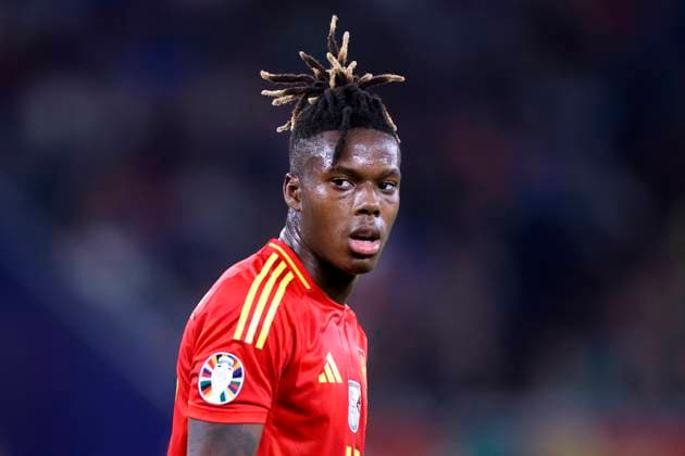 WILLIAMS Jr Nico Team Spain UEFA Football EURO 2024 in Germany Preliminary Round Match Group B Spain Italy 1 0 on 20 06 2024 in Gelsenkirchen DFL REGULATIONS PROHIBIT ANY USE OF PHOTOGRAPHS as IMAGE SEQUENCES and or QUASI VIDEO Copyright: xLacixPerenyix