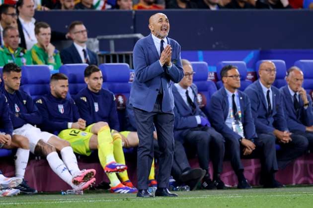 SPALLETTI Luciano Coach Team Italy UEFA Football EURO 2024 in Germany Preliminary Round Match Group B Spain Italy 1 0 on 20 06 2024 in Gelsenkirchen DFL REGULATIONS PROHIBIT ANY USE OF PHOTOGRAPHS as IMAGE SEQUENCES and or QUASI VIDEO Copyright: xLacixPerenyix