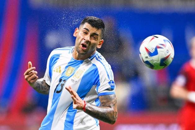 RECORD DATE NOT STATED Copa America USA 2024 Argentina vs Canada Cristian Romero of Argentina during the game between Argentina and Canada as part of the CONMEBOL Copa America USA 2024 group A, at Mercedes Benz Stadium, on June 20, 2024 in Atlanta, Georgia ATLANTA GEORGIA UNITED STATES  Copyright: xJorgexMartinezx 20240620195843_CA_GA_2024_ARG_CAN_ROMERO136
