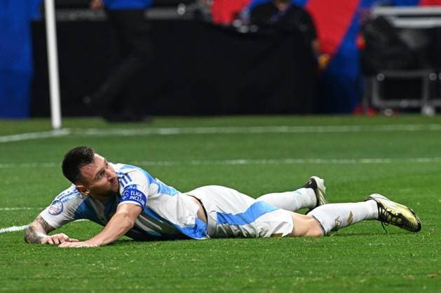 RECORD DATE NOT STATED Copa America USA 2024 Argentina vs Canada Lionel Messi of Argentina during the game between Argentina and Canada as part of the CONMEBOL Copa America USA 2024 group A, at Mercedes Benz Stadium, on June 20, 2024 in Atlanta, Georgia ATLANTA GEORGIA UNITED STATES  Copyright: xDavidxLeahx 20240620205821_CA_GA_2024_ARG_CAN_MESSI236