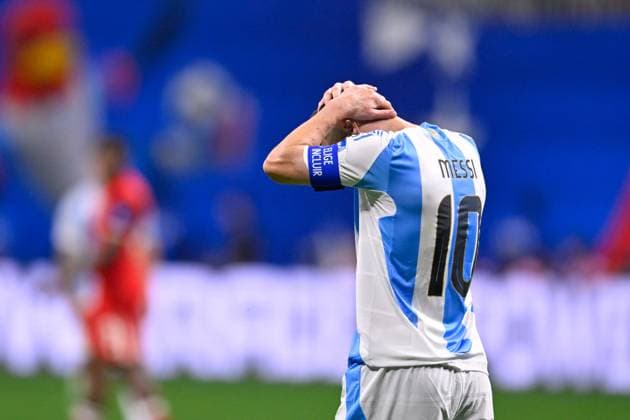 RECORD DATE NOT STATED Copa America USA 2024 Argentina vs Canada Lionel Messi of Argentina during the game between Argentina and Canada as part of the CONMEBOL Copa America USA 2024 group A, at Mercedes Benz Stadium, on June 20, 2024 in Atlanta, Georgia ATLANTA GEORGIA UNITED STATES  Copyright: xJorgexMartinezx 20240620211042_CA_GA_2024_ARG_CAN_MESSI254