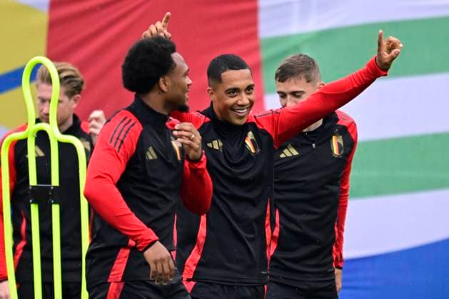 Belgium Media Activities - UEFA EURO, EM, Europameisterschaft,Fussball 2024 21 06 2024 FREIBERG AM NECKA, GERMANY - JUNE 21 : Tielemans Youri midfielder of Belgium during a training session of the Belgian Red Devils at the UEFA EURO 2024 European Football Championship tournament on June 21, 2024 in Freiberg am Necka, Germany, 21 06 2024 Freiberg am Necka Germany  Copyright: xPeterxDexVoechtx